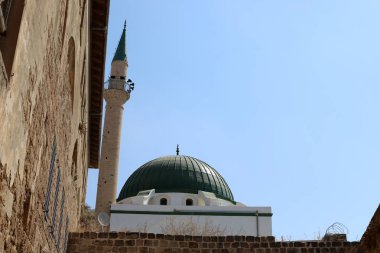 İsrail'in kuzeyinde Akdeniz kıyısında Acre kentinde antik haçlı kalesi 