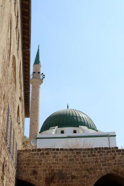 İsrail'in kuzeyinde Akdeniz kıyısında Acre kentinde antik haçlı kalesi 