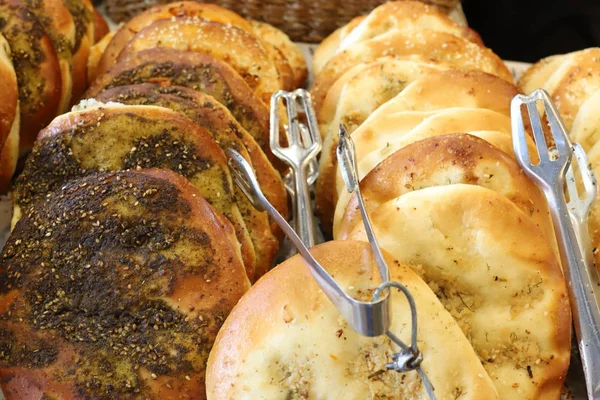 Pan Productos Panadería Vendidos Una Tienda Israel — Foto de Stock