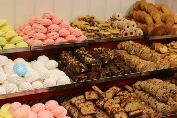 Brood Bakkerijproducten Verkocht Een Winkel Israël — Stockfoto