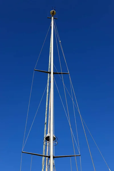 Jachty Żaglowe Porcie Wybrzeżu Morza Śródziemnego Starym Mieście Acre Północnym — Zdjęcie stockowe