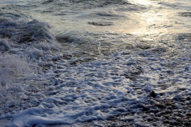 İsrail devletinin kuzeyinde Akdeniz'in ıssız kıyıları 