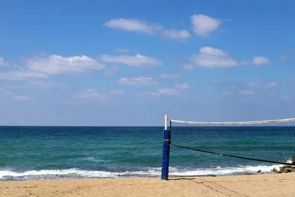 Côte Déserte Mer Méditerranée Nord État Israël — Photo