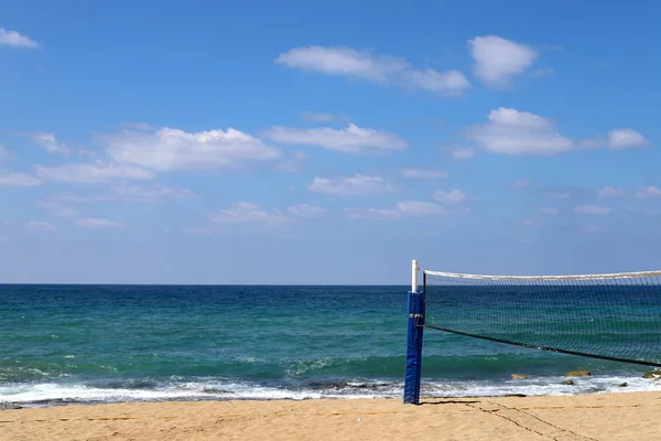 Côte Déserte Mer Méditerranée Nord État Israël — Photo