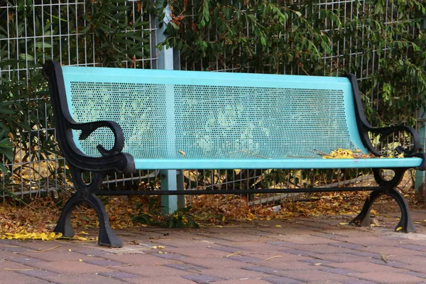 Kuzey Srail Akdeniz Kıyısında Bir Şehir Parkında Tezgah — Stok fotoğraf