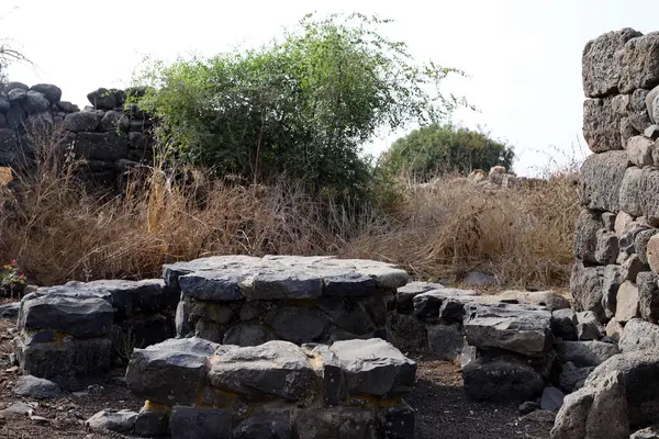 Gamla Una Antigua Ciudad Judía Ladera Occidental Llanura Del Golán — Foto de Stock