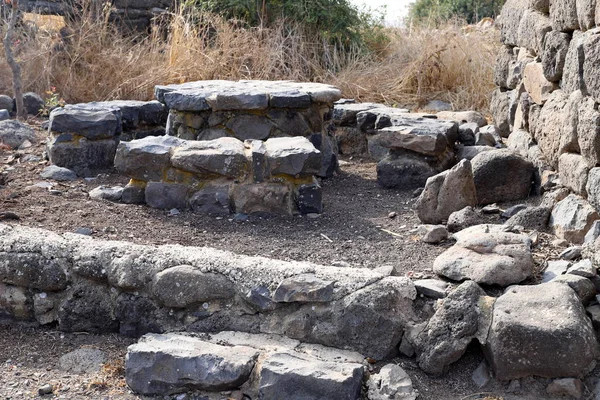 Gamla Una Antigua Ciudad Judía Ladera Occidental Llanura Del Golán — Foto de Stock