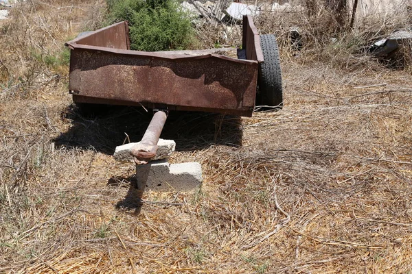 Vecchie Macchine Agricole Trova Museo Nel Nord Israele — Foto Stock