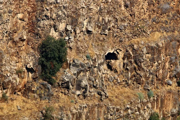 Texture Montagne Rocce Nel Nord Dello Stato Israele — Foto Stock