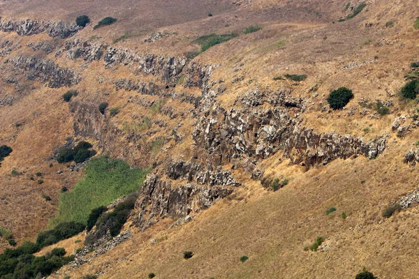 Texture Montagne Rocce Nel Nord Dello Stato Israele — Foto Stock