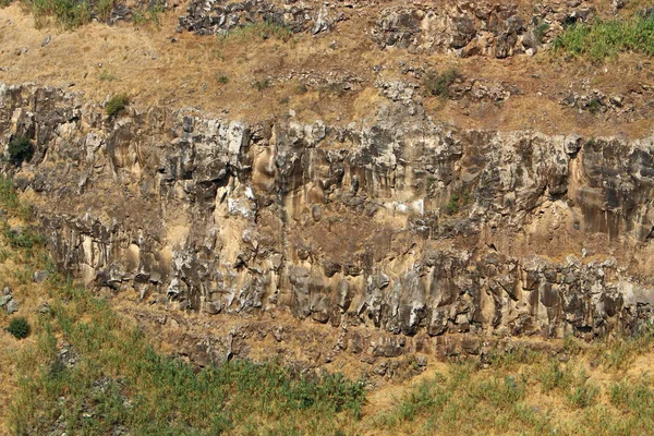 Texture Montagne Rocce Nel Nord Dello Stato Israele — Foto Stock