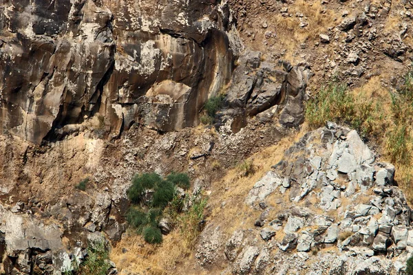 Texture Montagne Rocce Nel Nord Dello Stato Israele — Foto Stock