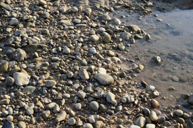 İsrail 'in kuzeyindeki Akdeniz kıyılarında büyük taş ve mermiler bulunur. 