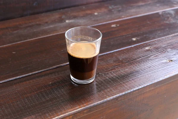 Dans Restaurant Israël Sur Table Est Une Tasse Café Chaud — Photo