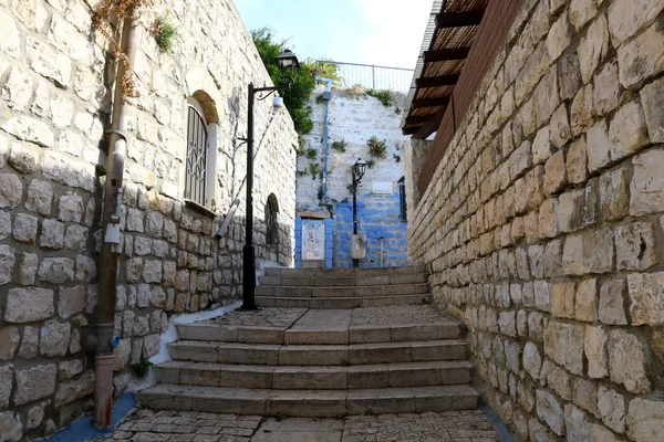 Safed City Kabbalists Northern Israel Holy City Jews — Stock Photo, Image
