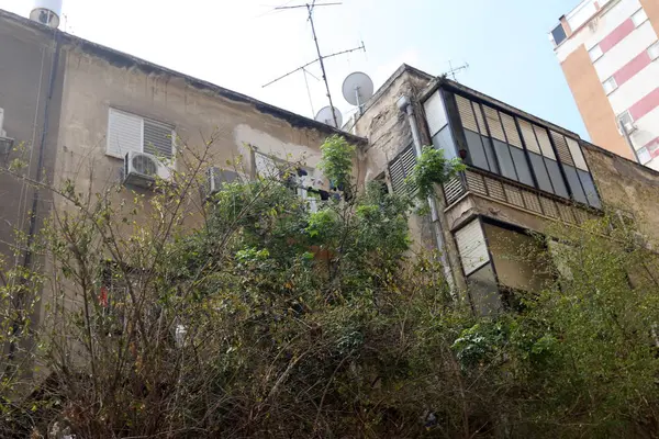 Caminar Por Las Calles Tel Aviv Una Ciudad Orillas Del — Foto de Stock