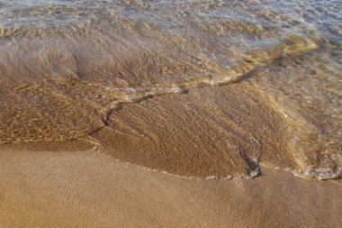 İsrail devletinin kuzeyinde Akdeniz'in ıssız kıyıları 