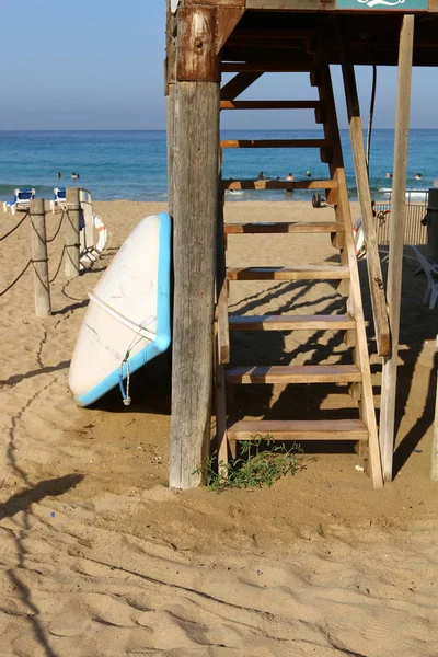 Scale Gradini Una Grande Città Israele — Foto Stock