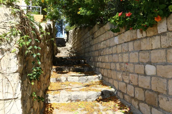 Escaleras Escalones Una Gran Ciudad Israel — Foto de Stock