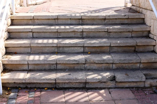 Escaleras Escalones Una Gran Ciudad Israel — Foto de Stock