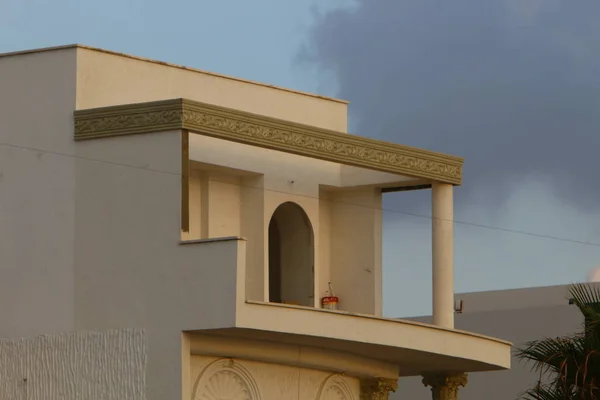 Budynki Balkony Dużym Mieście Nad Brzegiem Morza Śródziemnego Północy Izraela — Zdjęcie stockowe