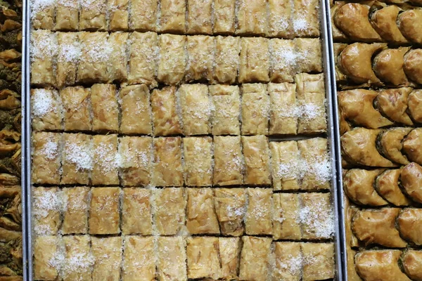 Chleba Pekařské Výrobky Orientální Sladkosti Prodávají Obchodě Izraeli — Stock fotografie