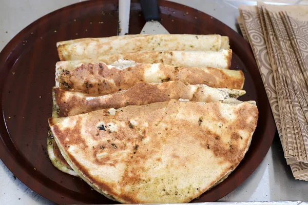 Brot Backwaren Und Orientalische Süßigkeiten Werden Einem Geschäft Israel Verkauft — Stockfoto