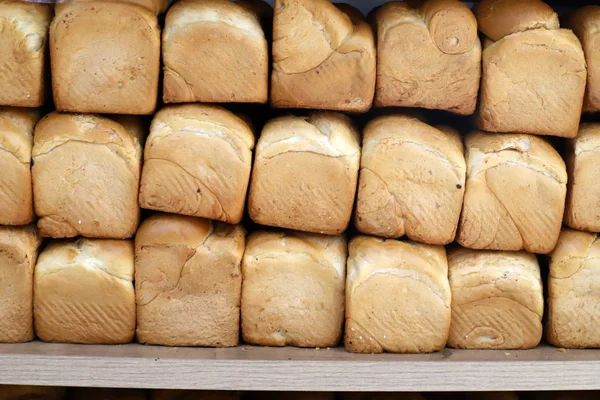 在以色列的一家商店里出售面包 烘焙食品和东方糖果 — 图库照片