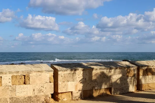 Mury Obronne Starego Miasta Acre Acre Jedno Najstarszych Miast Północnego — Zdjęcie stockowe