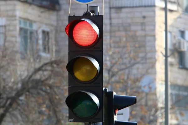 Señales Tráfico Señales Información Instaladas Carreteras Parques Israel — Foto de Stock