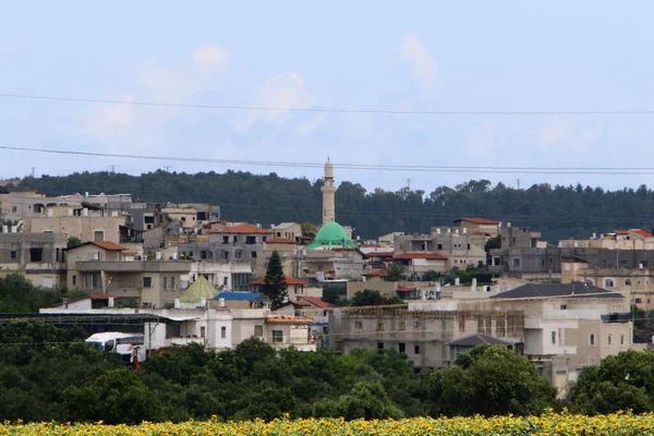 Une Vieille Mosquée Musulmane Dans Une Grande Ville Nord Israël — Photo