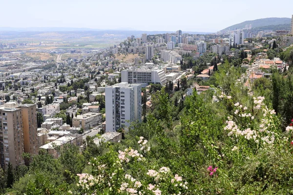 Haifa Una Ciudad Portuaria Orillas Del Mar Mediterráneo Norte Israel —  Fotos de Stock