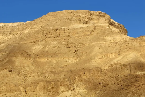 Paysage Montagneux Dans Désert Judée Sur Les Rives Mer Morte — Photo