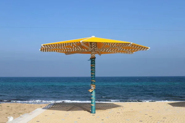 Canopy Hot Sun City Park Sea Israel Hot Summer Israel — Stock Photo, Image