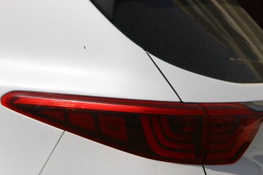 İsrail 'de yakın plan bir araba gövdesi tasarımı 