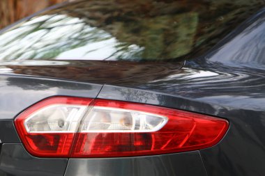 İsrail 'de yakın plan bir araba gövdesi tasarımı 