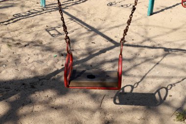 Kuzey İsrail 'deki bir çocuk şehir parkında oyun ve spor rakamları 