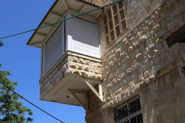 Architektonische Details Wohnungsbau Der Großstadt Israel Heißer Sommer Israel — Stockfoto