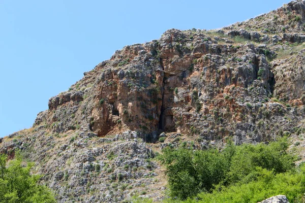 Paisaje Las Montañas Estado Israel Verano Caliente Israel — Foto de Stock