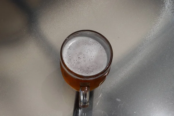 Cerveza Fría Fresca Vaso — Foto de Stock