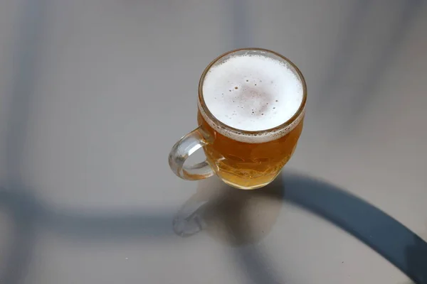 Cold Fresh Beer Glass — Stock Photo, Image