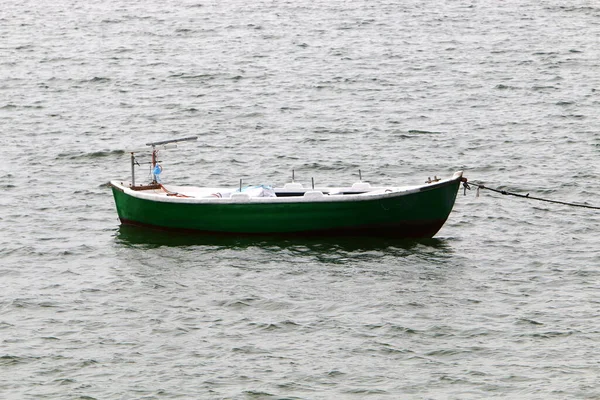 Strandwacht Boot Een Zandstrand Aan Middellandse Zee Kust Het Noorden — Stockfoto