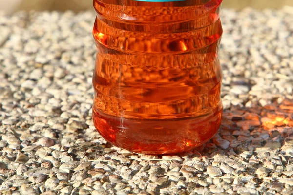 Einem Glas Wasser Und Limonaden — Stockfoto