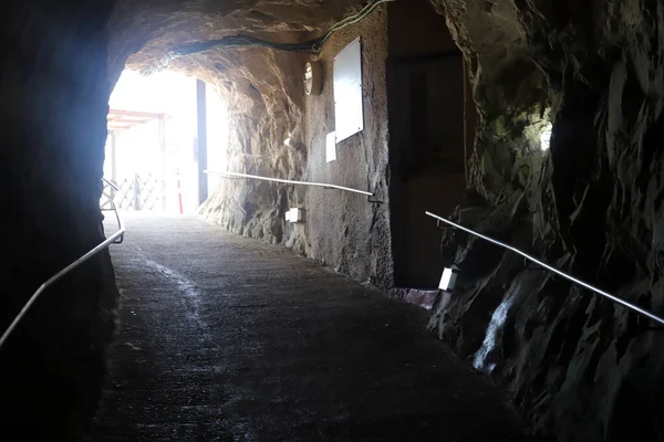 Underground Grottoes Rosh Hanikra North Israel Shores Mediterranean Sea — Stock Photo, Image