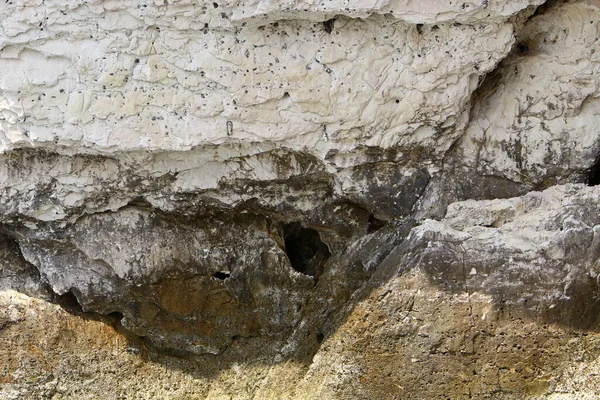 Tekstura Kamieni Skał Zbliżenie Górach Północnym Izraelu — Zdjęcie stockowe