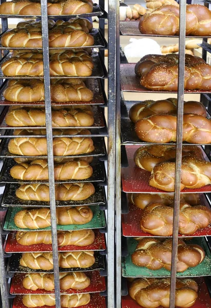 Pão Produtos Panificação São Vendidos Uma Mercearia Israel — Fotografia de Stock