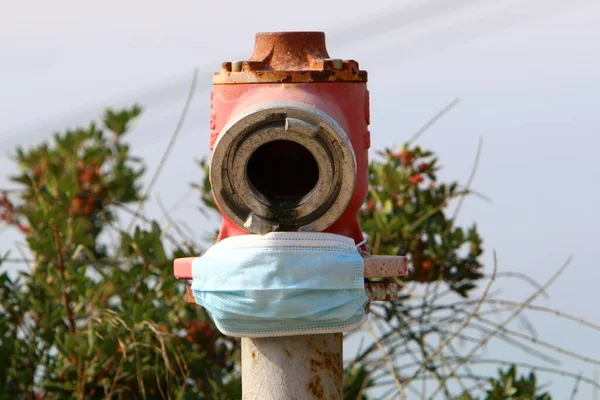 Medizinische Maske Zum Schutz Vor Grippe Und Anderen Krankheiten Und — Stockfoto