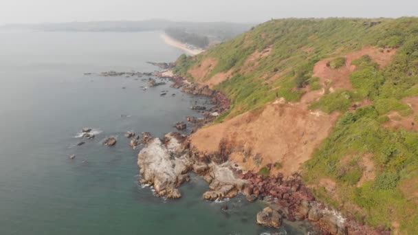 Stony Kalacha Beach In Goa India Flight Of The Drone