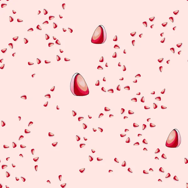 - Nar. Tekstil ve kağıt tasarımı için kusursuz desen.