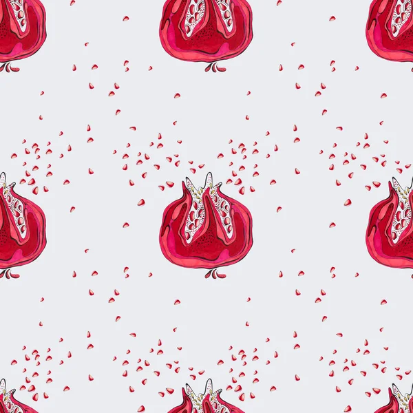 - Nar. Tekstil ve kağıt tasarımı için kusursuz desen.